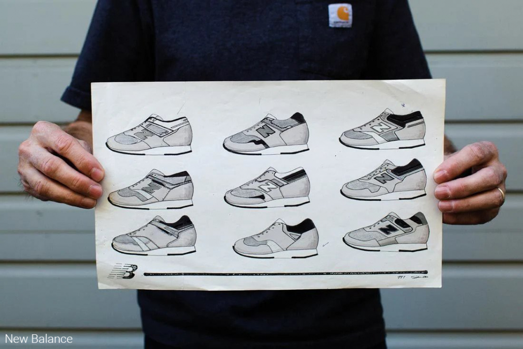 New Balance shoes sketches